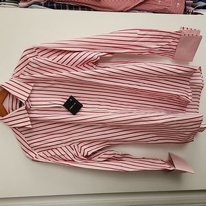 Cerruti pink striped Collared shirt